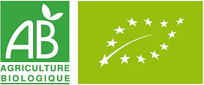 Les logos « certifié AB » et « eurofeuille »